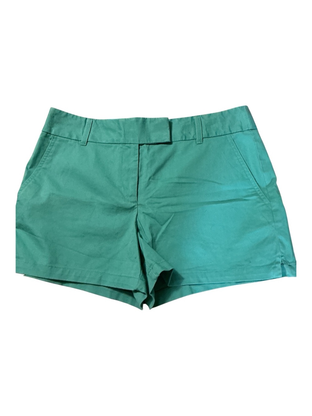 Women's Teal Cotton Stretch Shorts